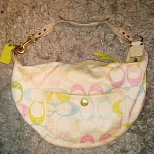 Coach Multi-Color Scribble Logo Bag